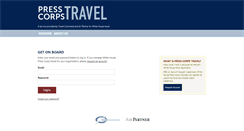 Desktop Screenshot of presscorpstravel.com